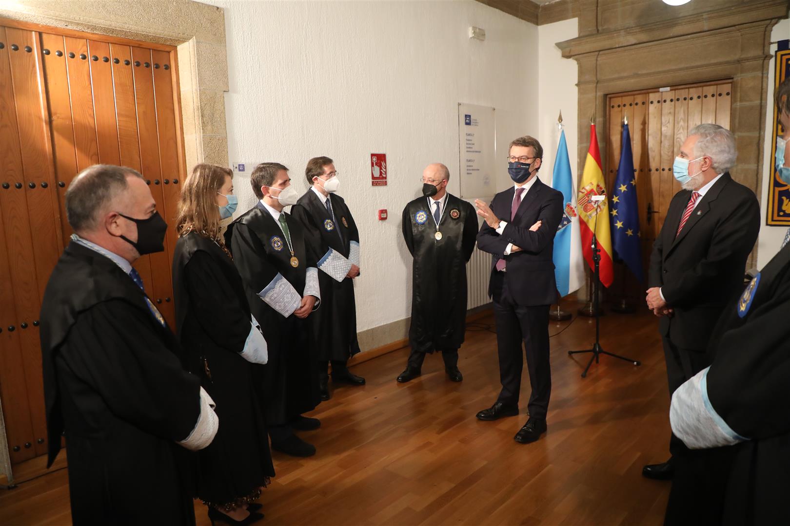 Foto da noticia:Santalices asiste á toma de posesión dos membros electos do Consello Consultivo de Galicia